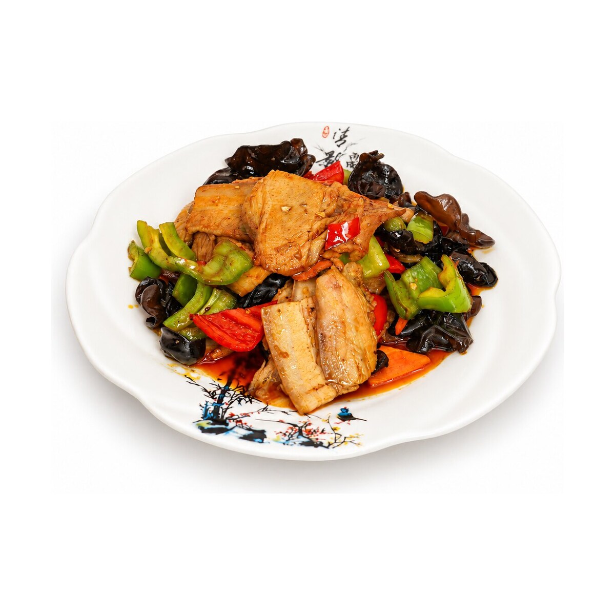חזיר מוקפץ פעמיים ברוטב צ'ילי — Twice-Cooked Pork in Chili Sauce