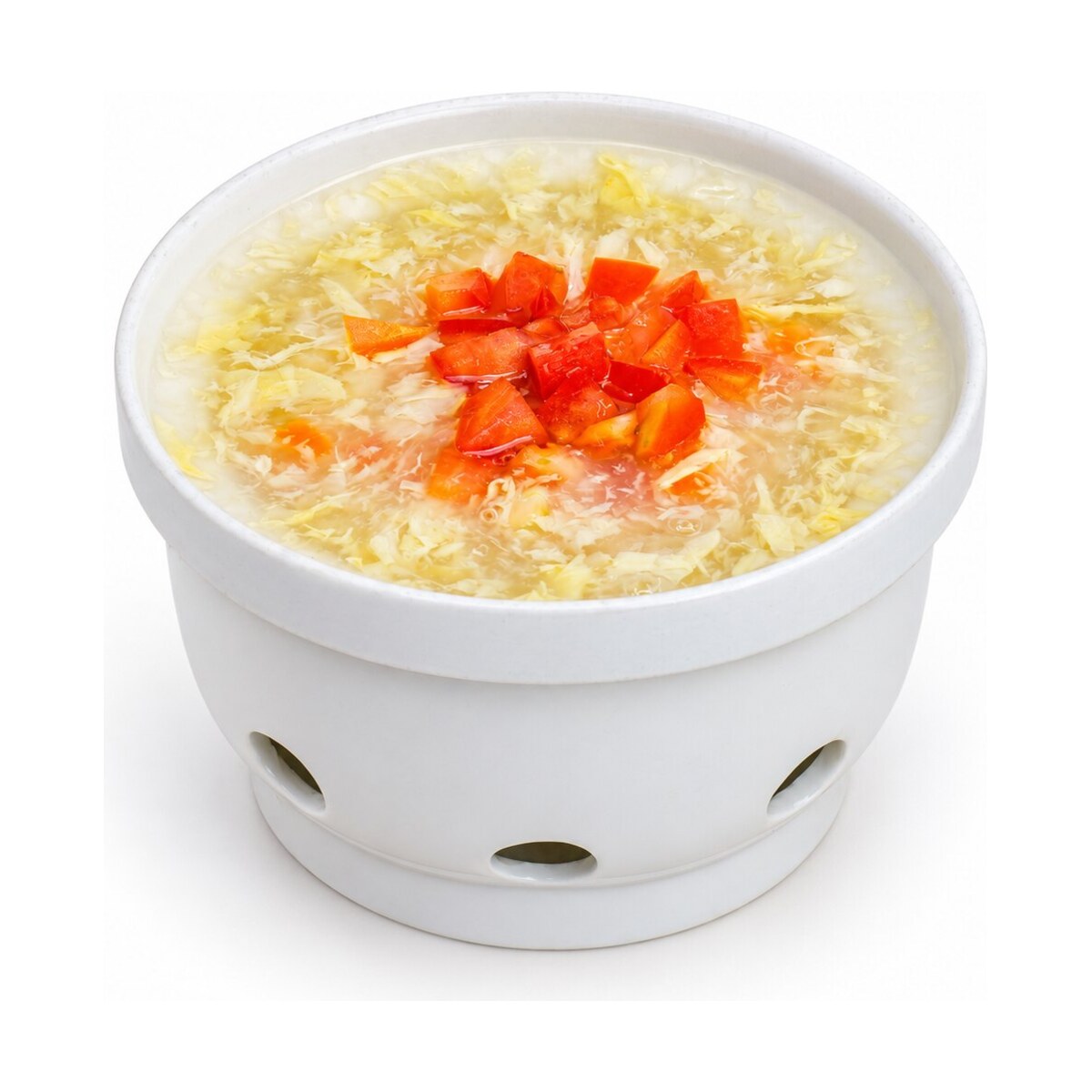 מרק עגבניות וביצה — Tomato & Egg Drop Soup